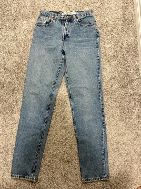 GAP Denim - Vintage Gap #3 Classic Fit Light Blue distressed Denim Jeans 100% Cotton